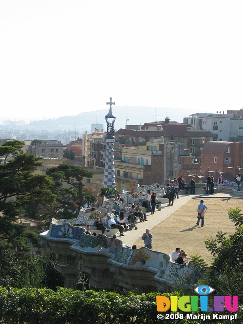 21181 Ceramic Benches Parc Guell